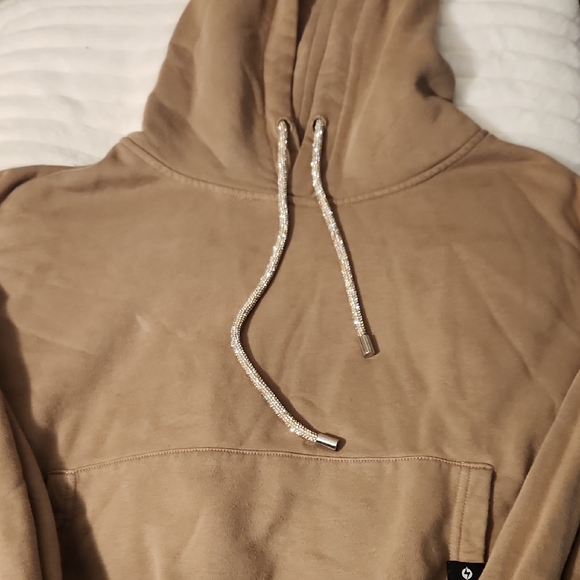 Women's Tan Hoodie - Picture 4 of 5